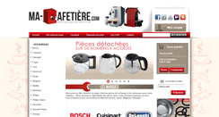 Desktop Screenshot of ma-cafetiere.com